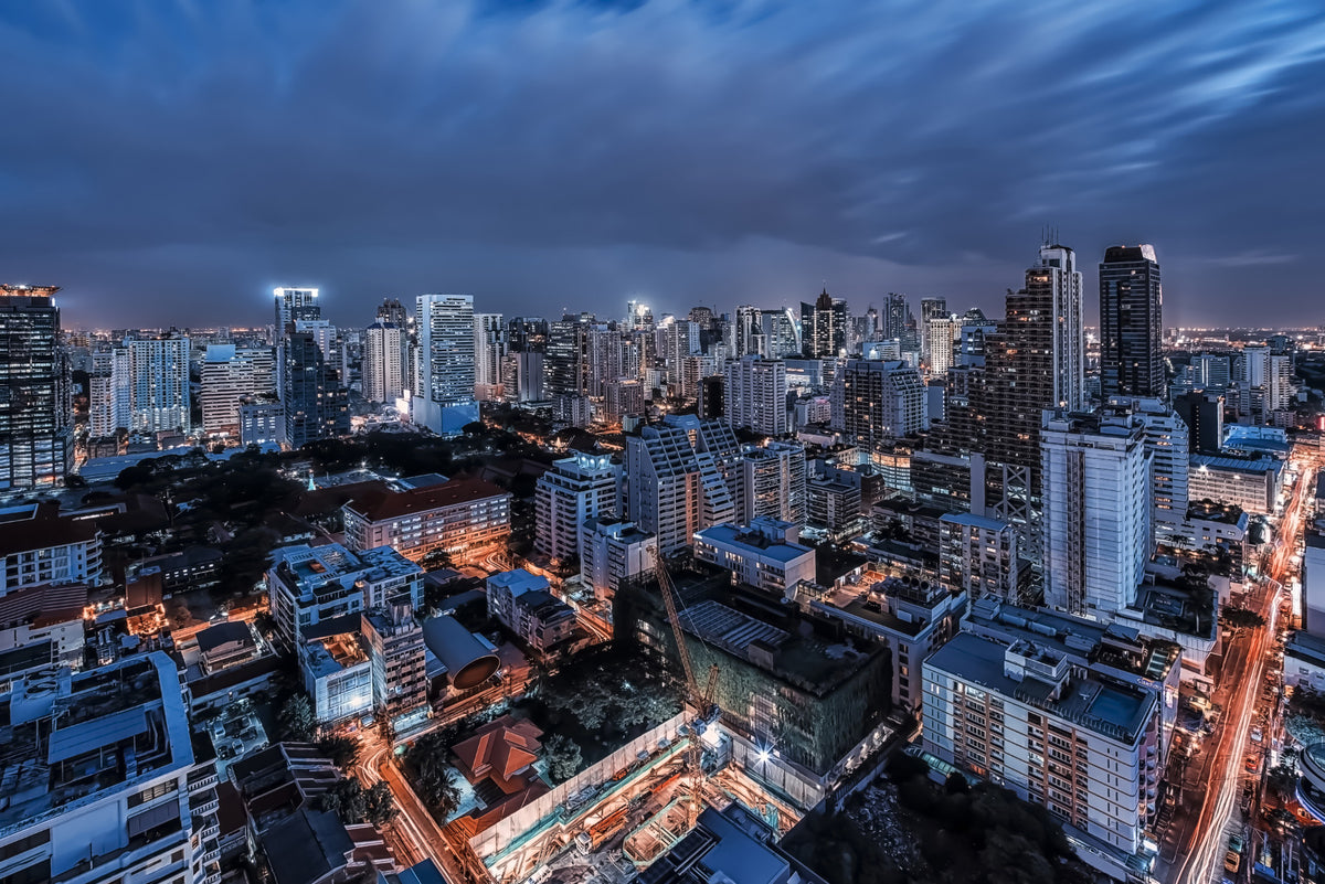 Sukhumvit Distrist Wall Mural in your room — zoomed