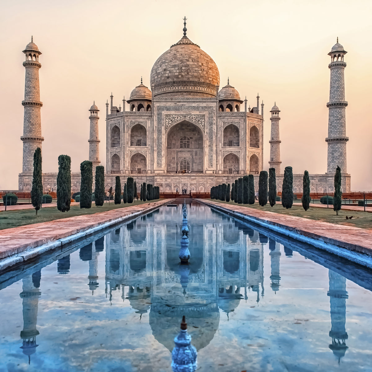 Taj Reflection Wall Mural