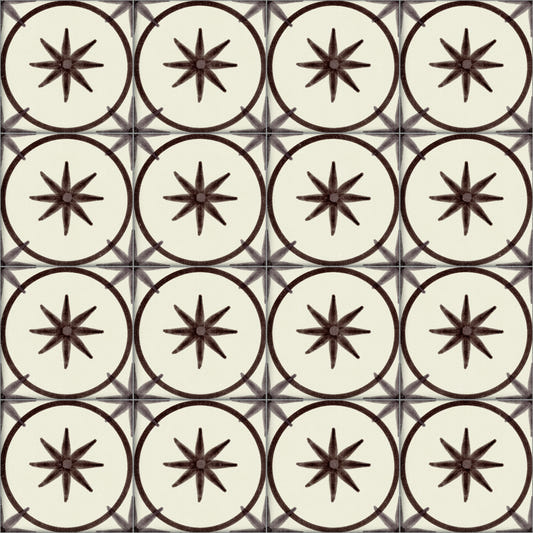 Farmhouse Timeless Backsplash Choco Wallpaper⁠