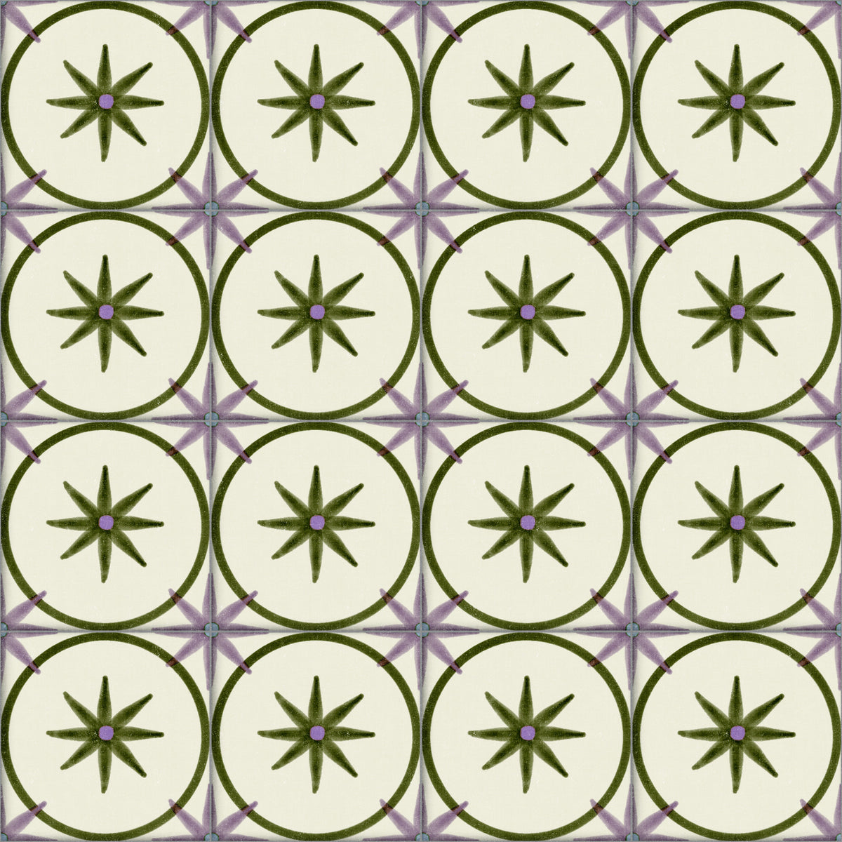 Farmhouse Timeless Backsplash Olive Wallpaper⁠