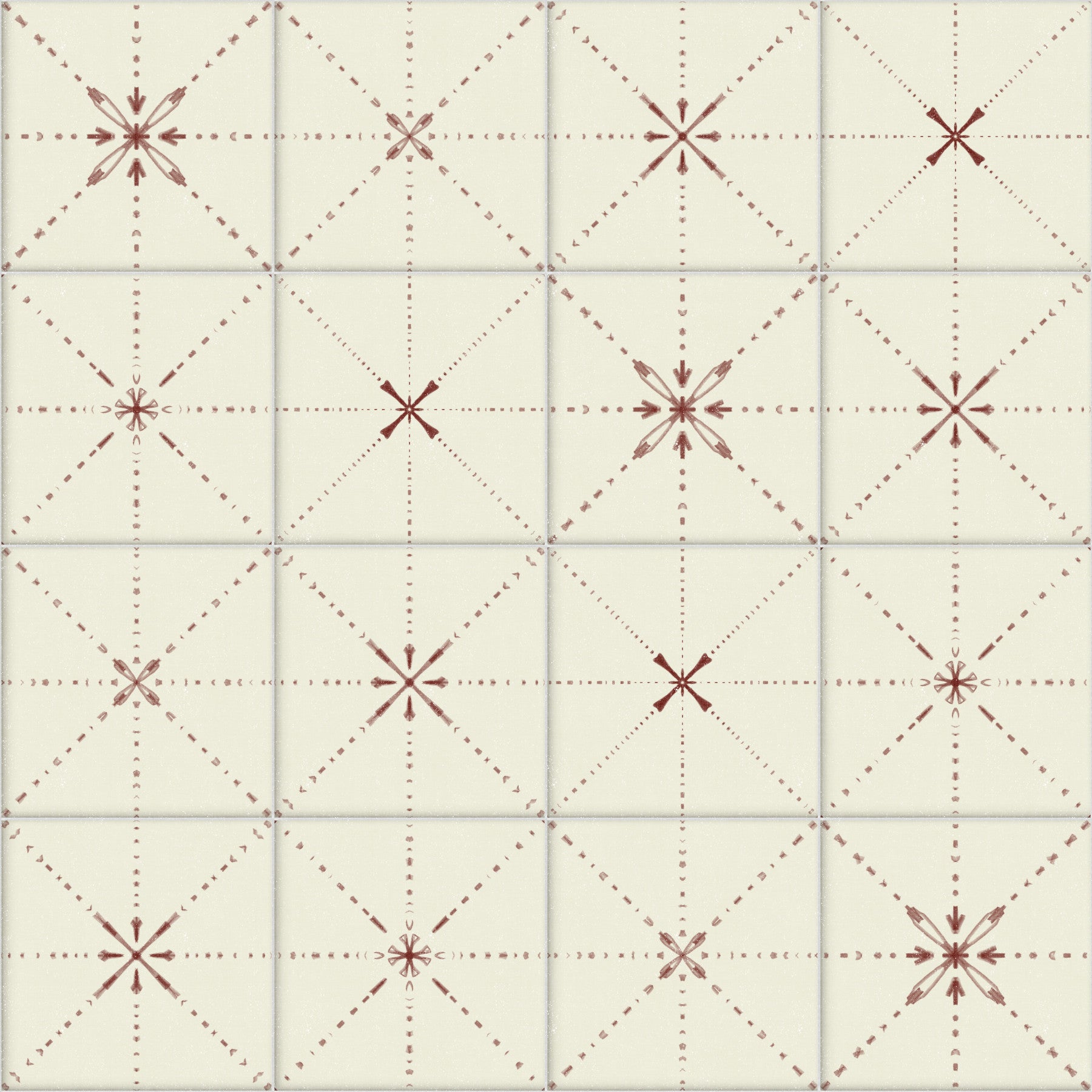 Farmhouse Delicate Backsplash Clay Wallpaper⁠