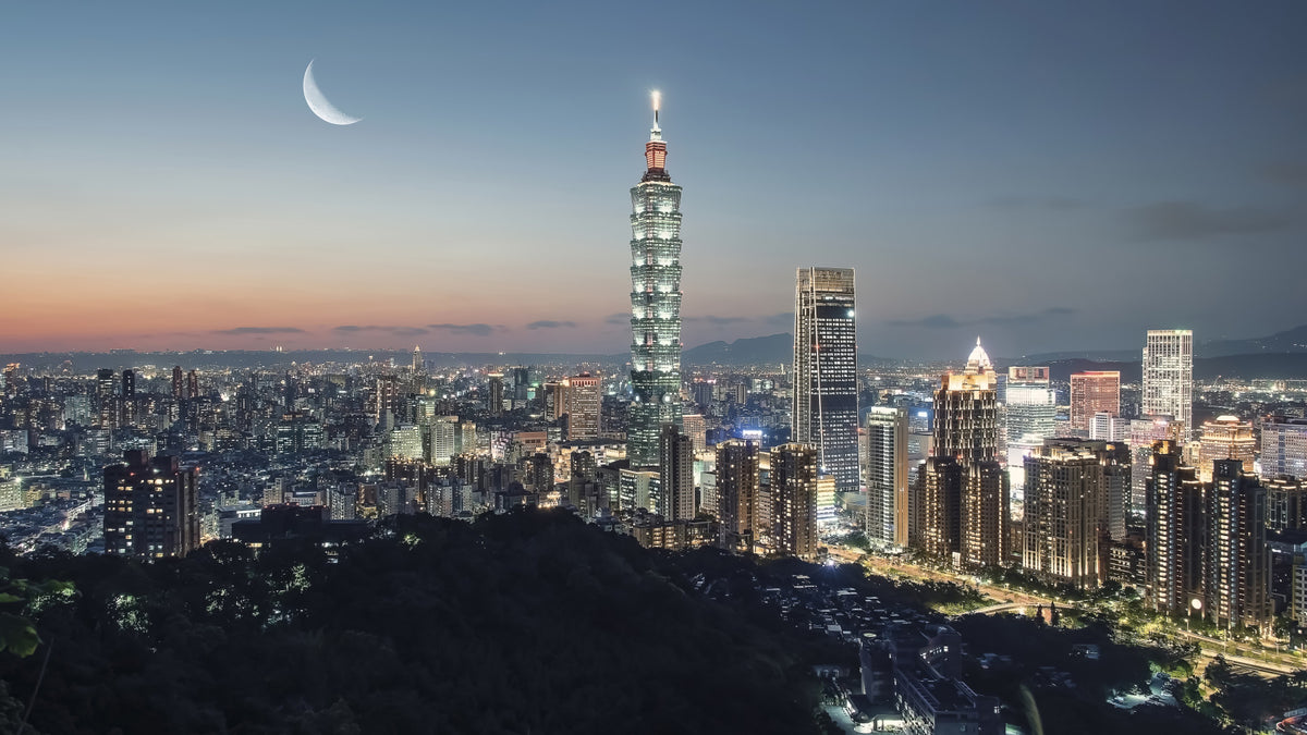 Taipei Nights Wall Mural