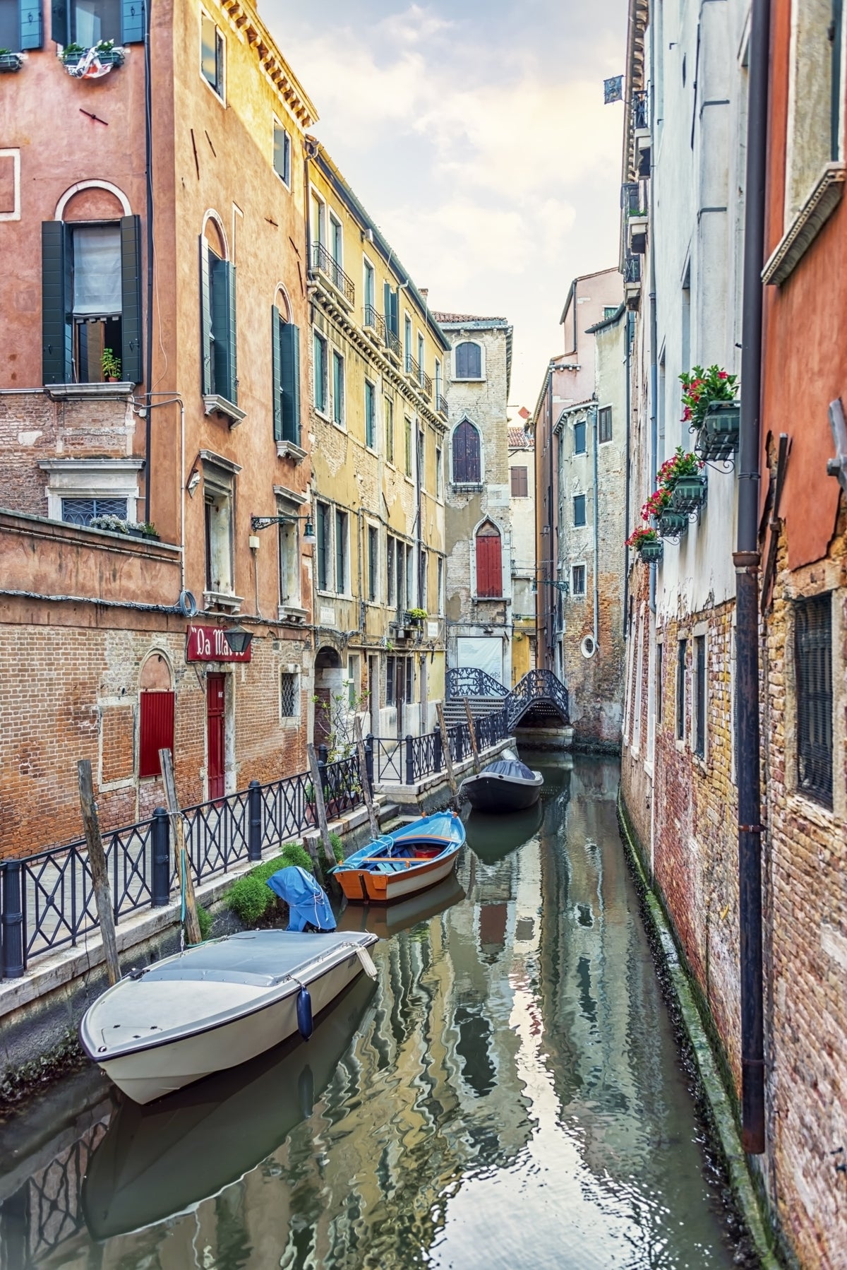 Venetian Canal Serenade Wall Mural in your room — zoomed