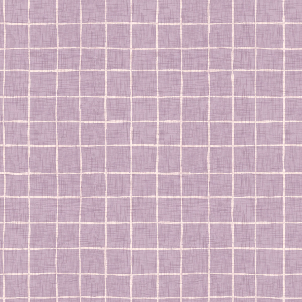 Lavender Linen Grid Wallpaper⁠