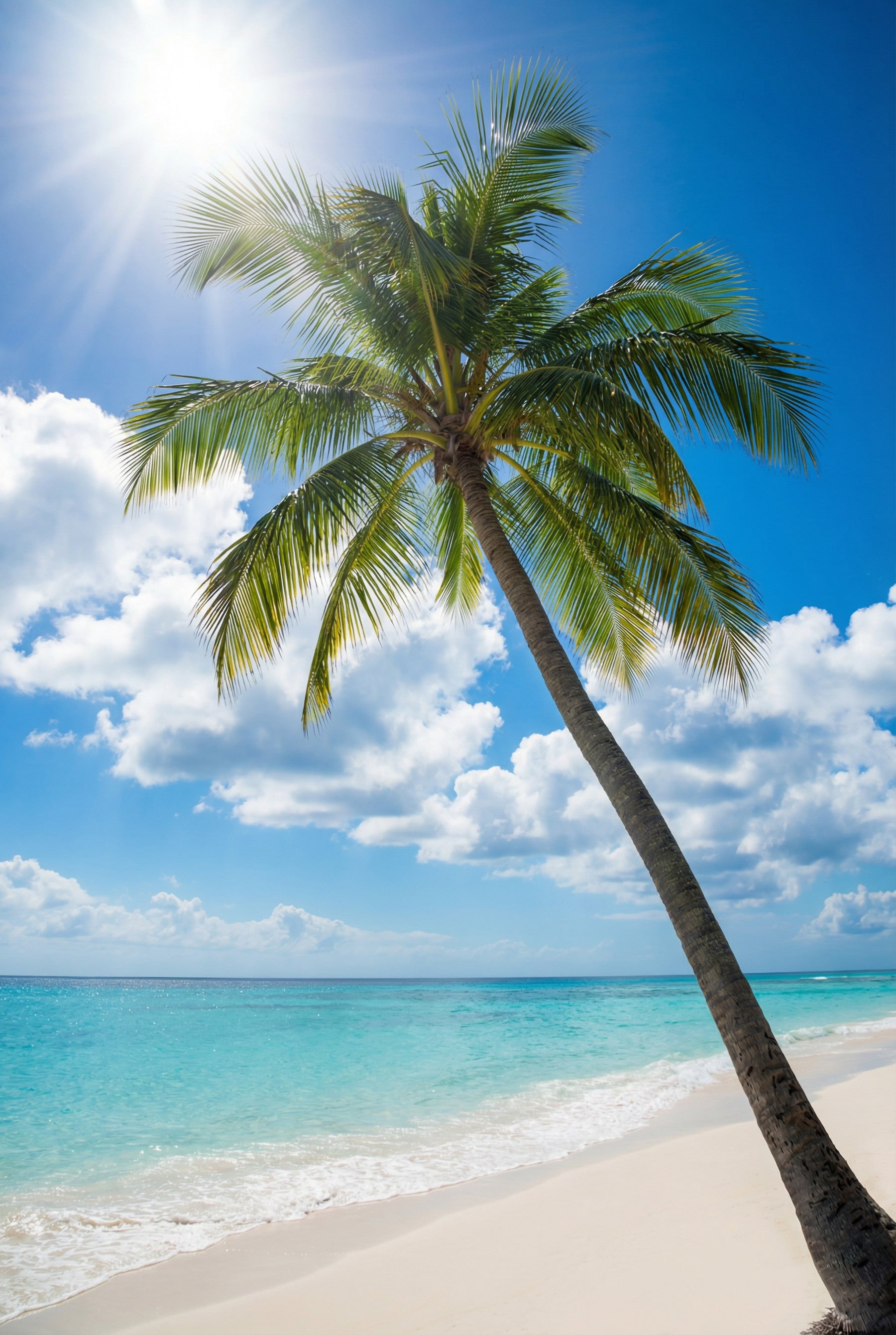 Sun-Kissed Palms Wall Mural GD8473