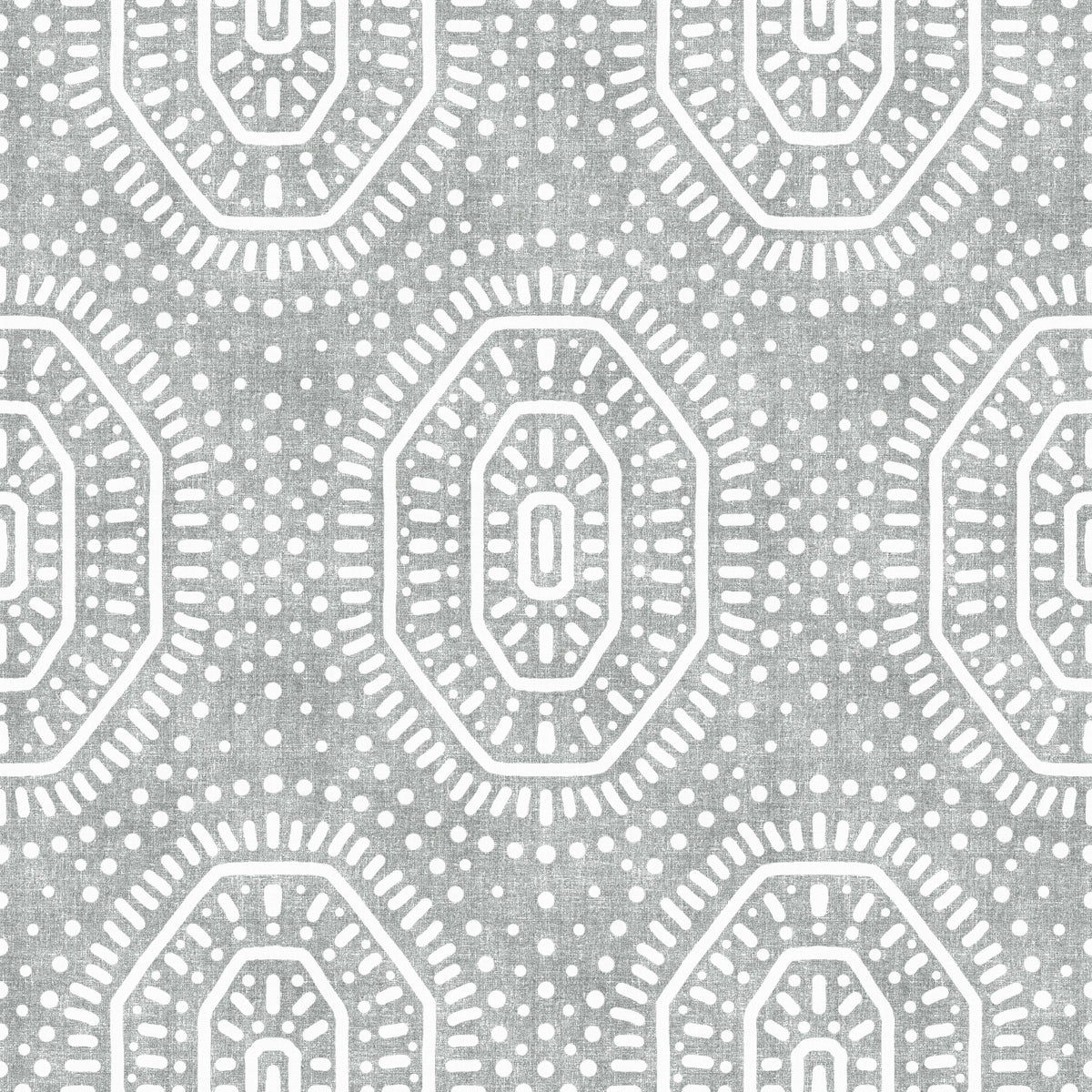 Boho Octagons Crochet Grunge Grey Clouds Wallpaper⁠