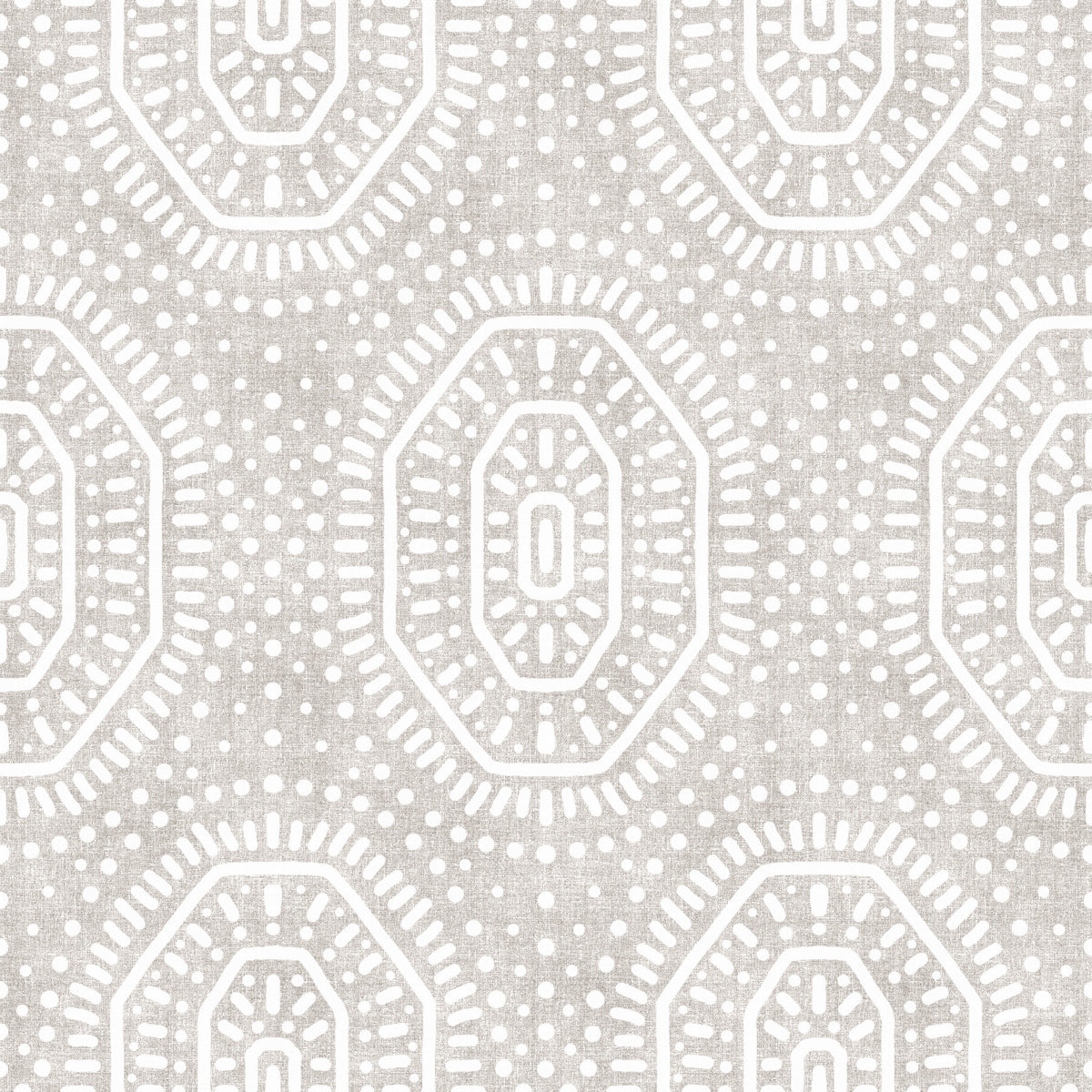 Boho Octagons Crochet Grunge Neutral Wallpaper⁠