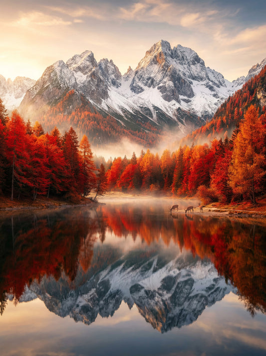 Autumn Reflections Wall Mural