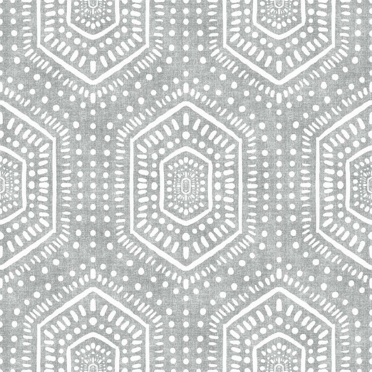 Boho Painted Grunge Grey Clouds Wallpaper⁠