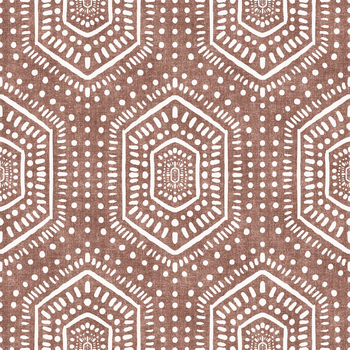 Boho Painted Grunge Terracotta Red Wallpaper⁠