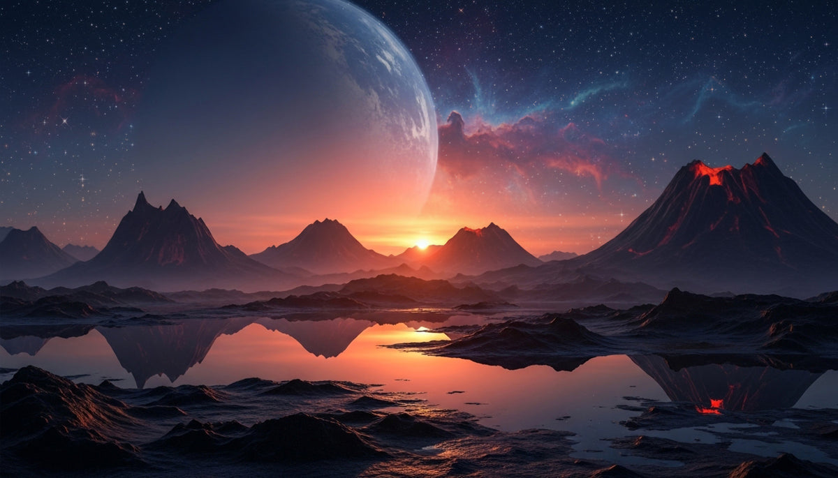 Cosmic Dusk Wall Mural
