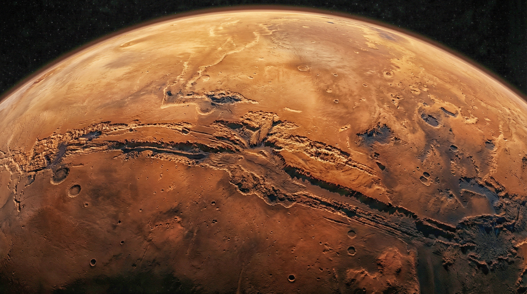 Martian Vista Wall Mural