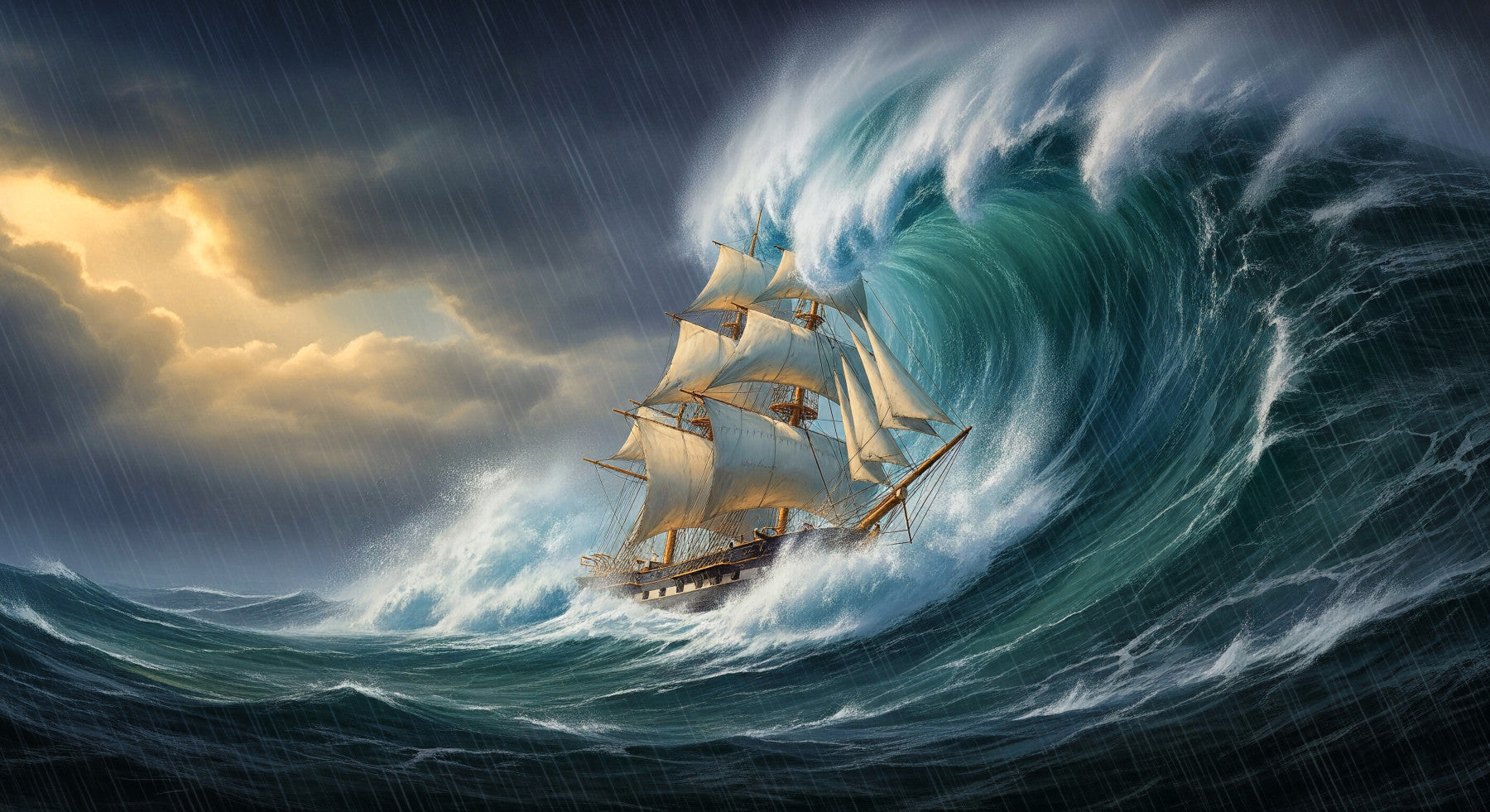 Storm's Fury Wall Mural