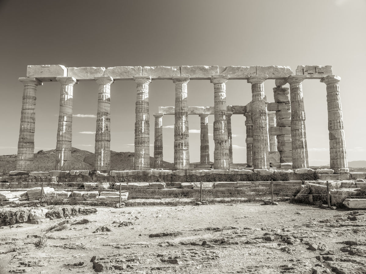 Temple of Poseidon Wall Mural