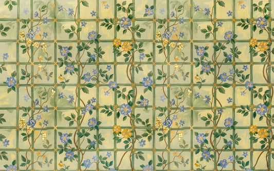 Vintage Garden English Roses Wall Mural
