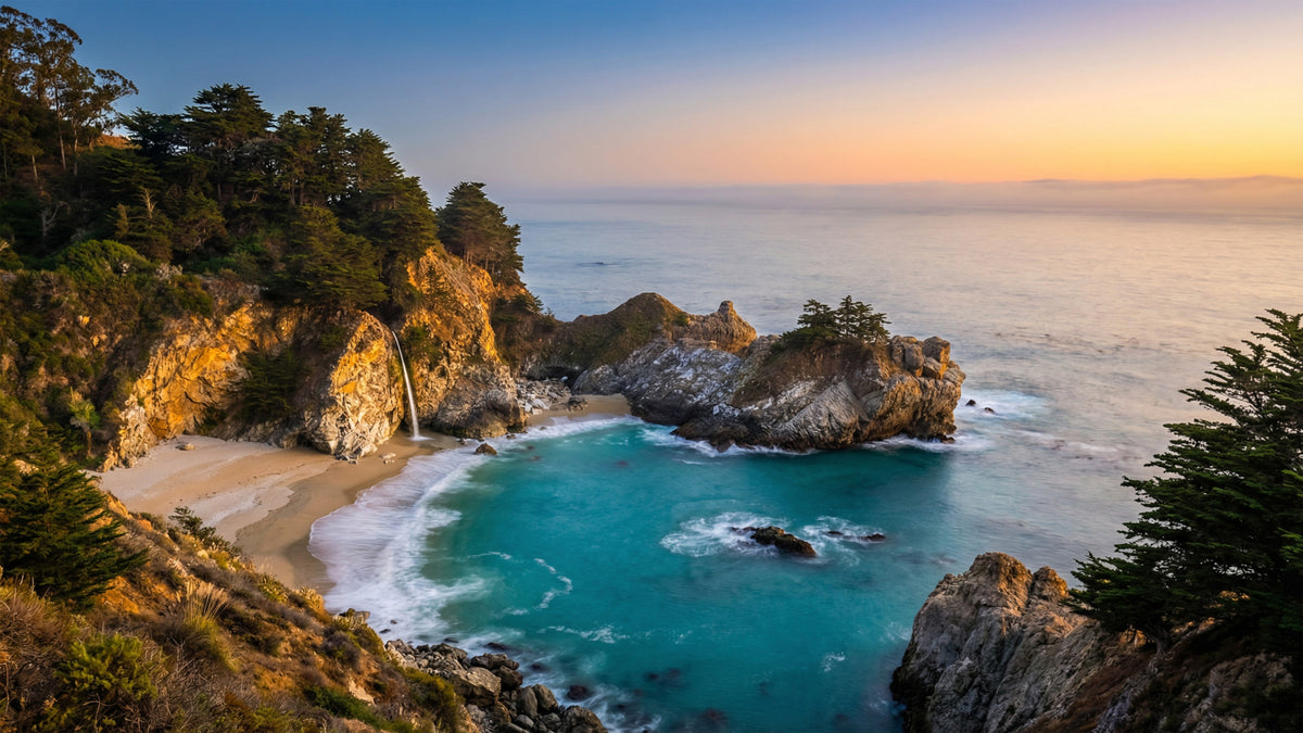 Golden Cove Wall Mural
