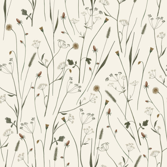Homeland Floral Muted Wallpaper⁠
