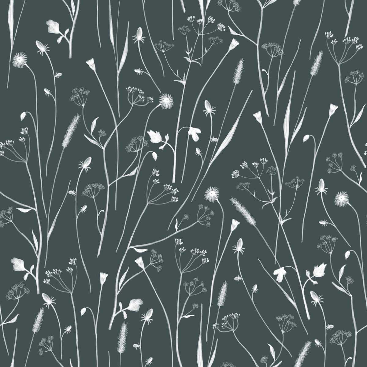 Homeland Floral Outer Space Wallpaper⁠ in your room — zoomed