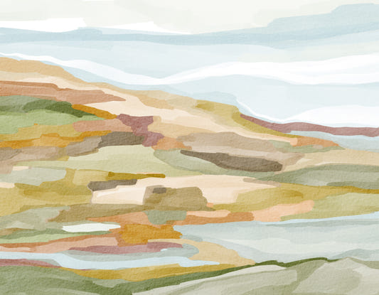 Painted Hills Wall Mural
