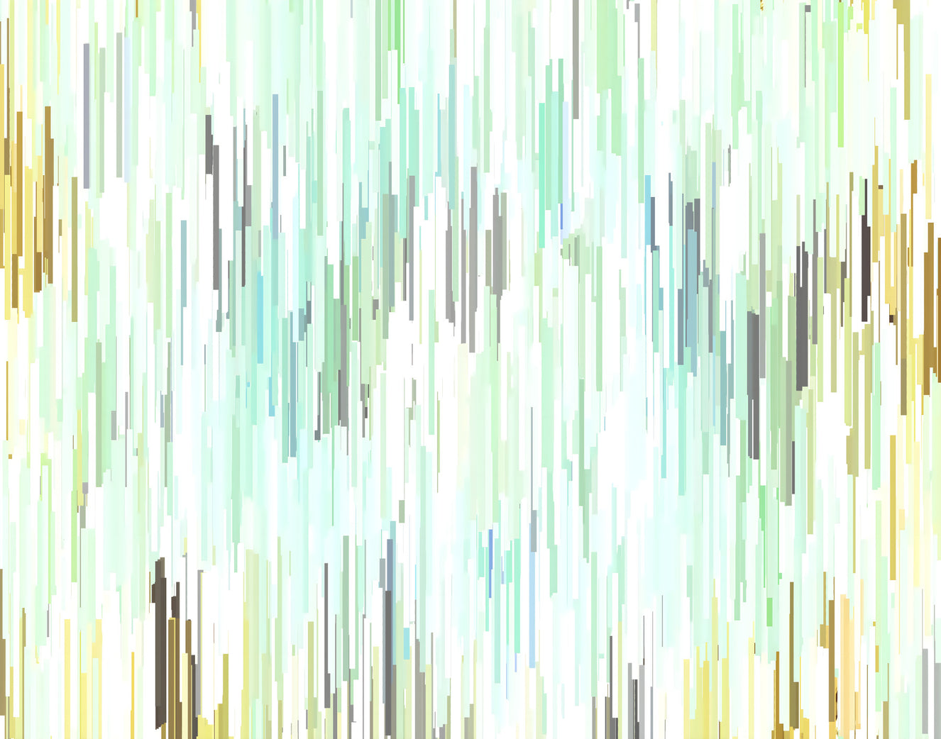 Teal Rain Geometric Spring Fall  Wall Mural