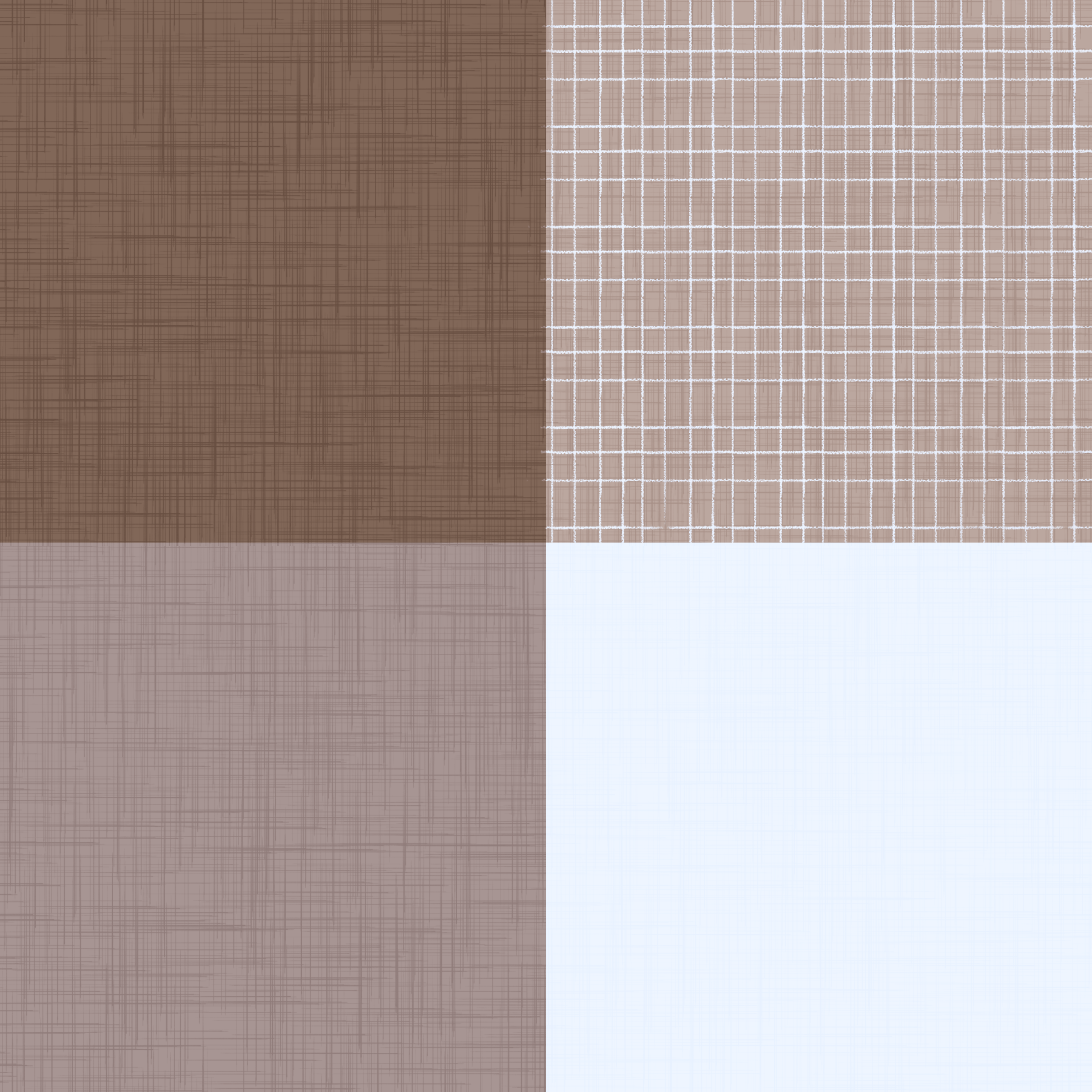 Gingham Mocha Borwn Linen Texture Country  Wallpaper⁠