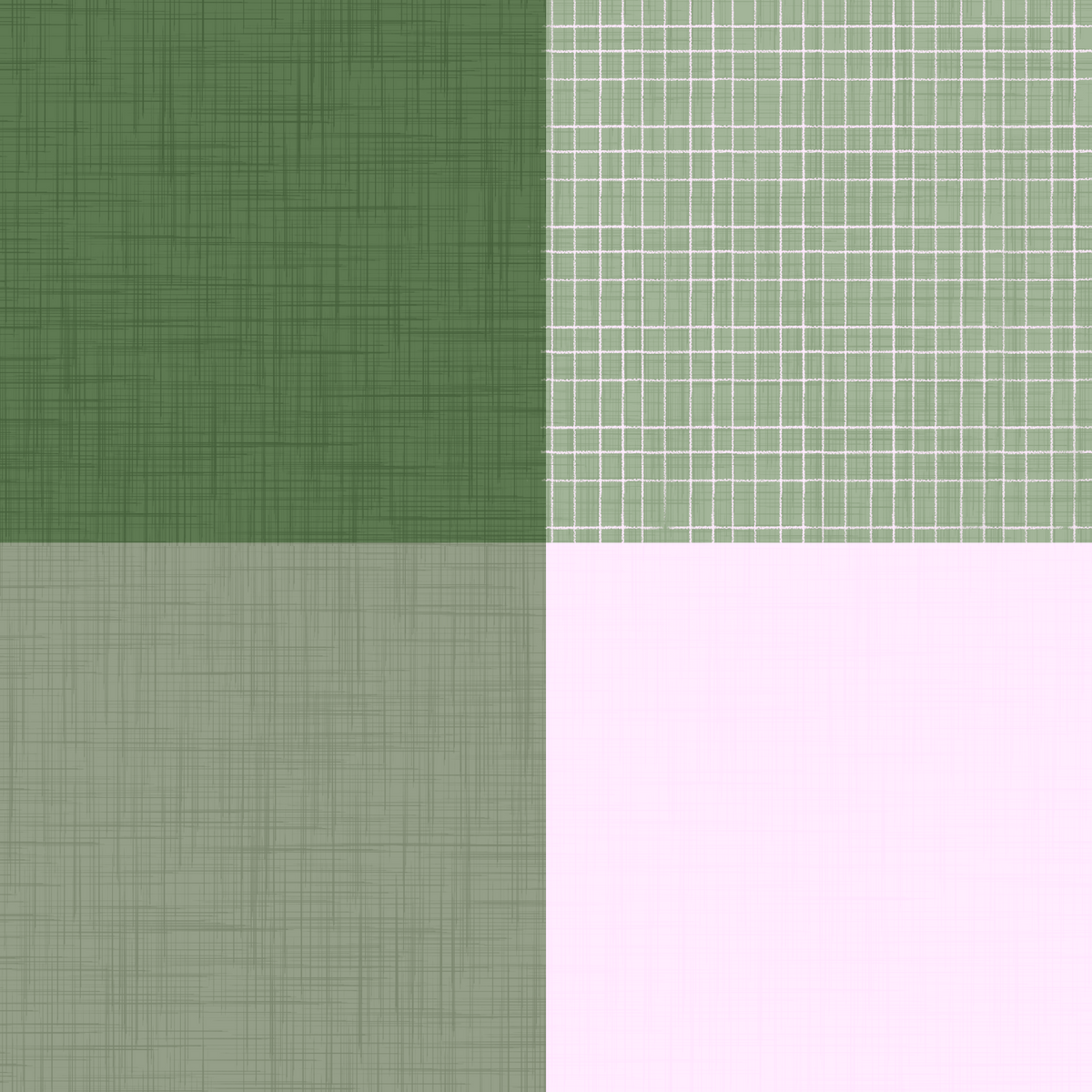 Gingham Sage Linen Texture Country  Wallpaper⁠