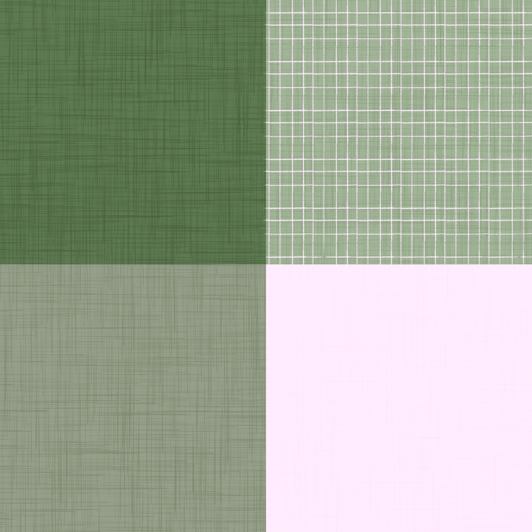 Gingham Sage Linen Texture Country  Wallpaper⁠