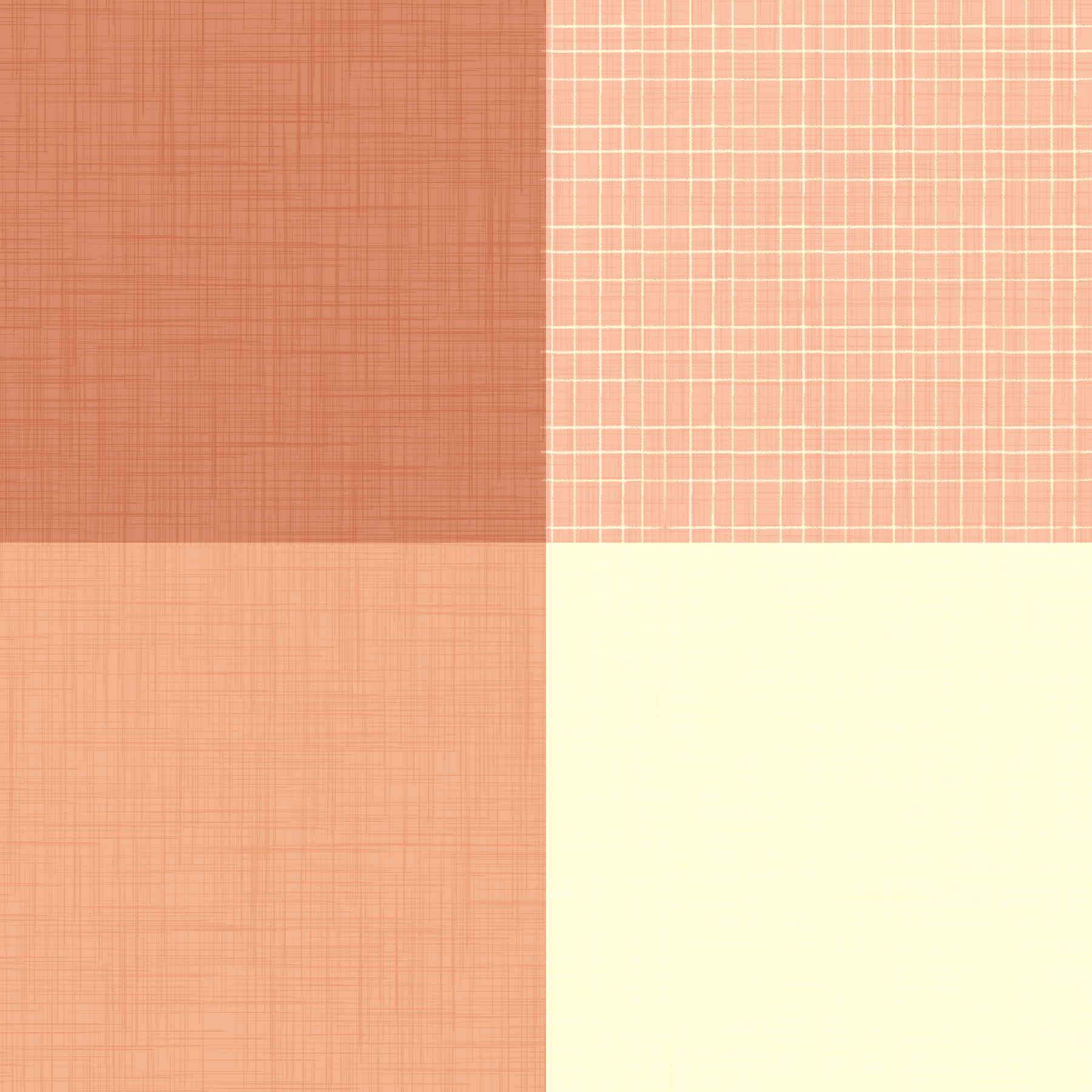Gingham Peach Linen Texture Country  Wallpaper⁠