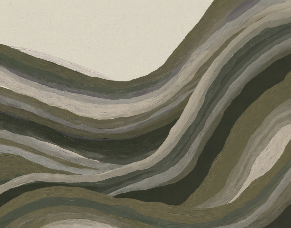 Earthy abstract textured landscape  Wall Mural in your room — zoomed