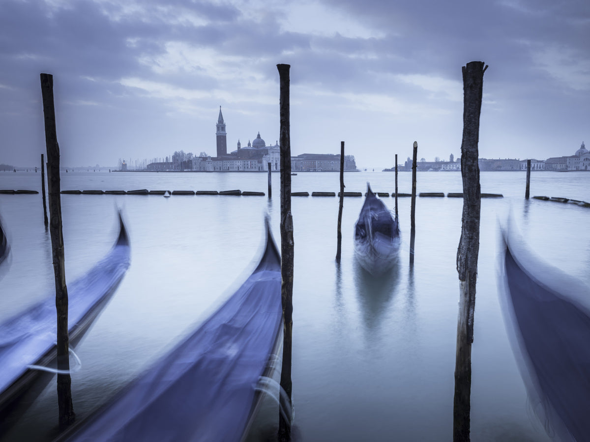 Gondolas in Lagoon Wall Mural