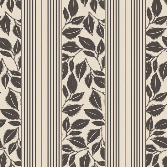 Vintage Trailing Foliage Cream Wallpaper⁠