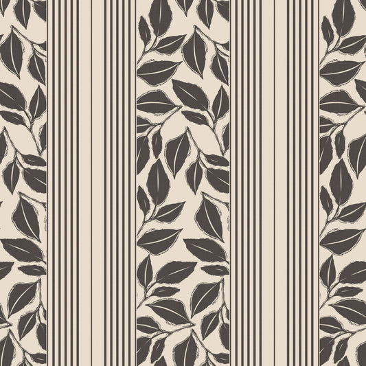 Vintage Trailing Foliage Cream Wallpaper⁠