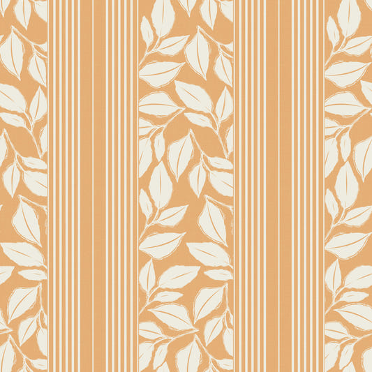 Vintage Trailing Foliage Golden Wallpaper⁠