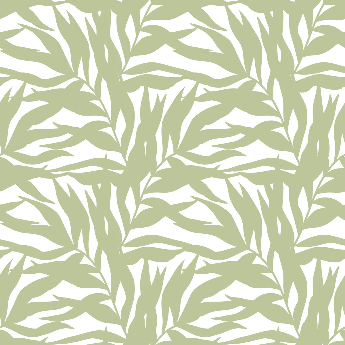 Serene Sage Canopy Leaves Wallpaper⁠