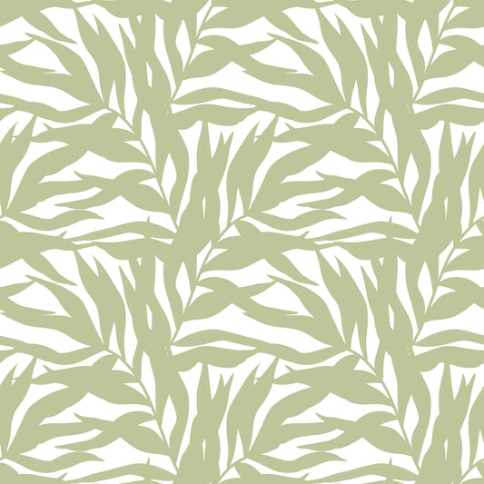 Serene Sage Canopy Leaves Wallpaper⁠