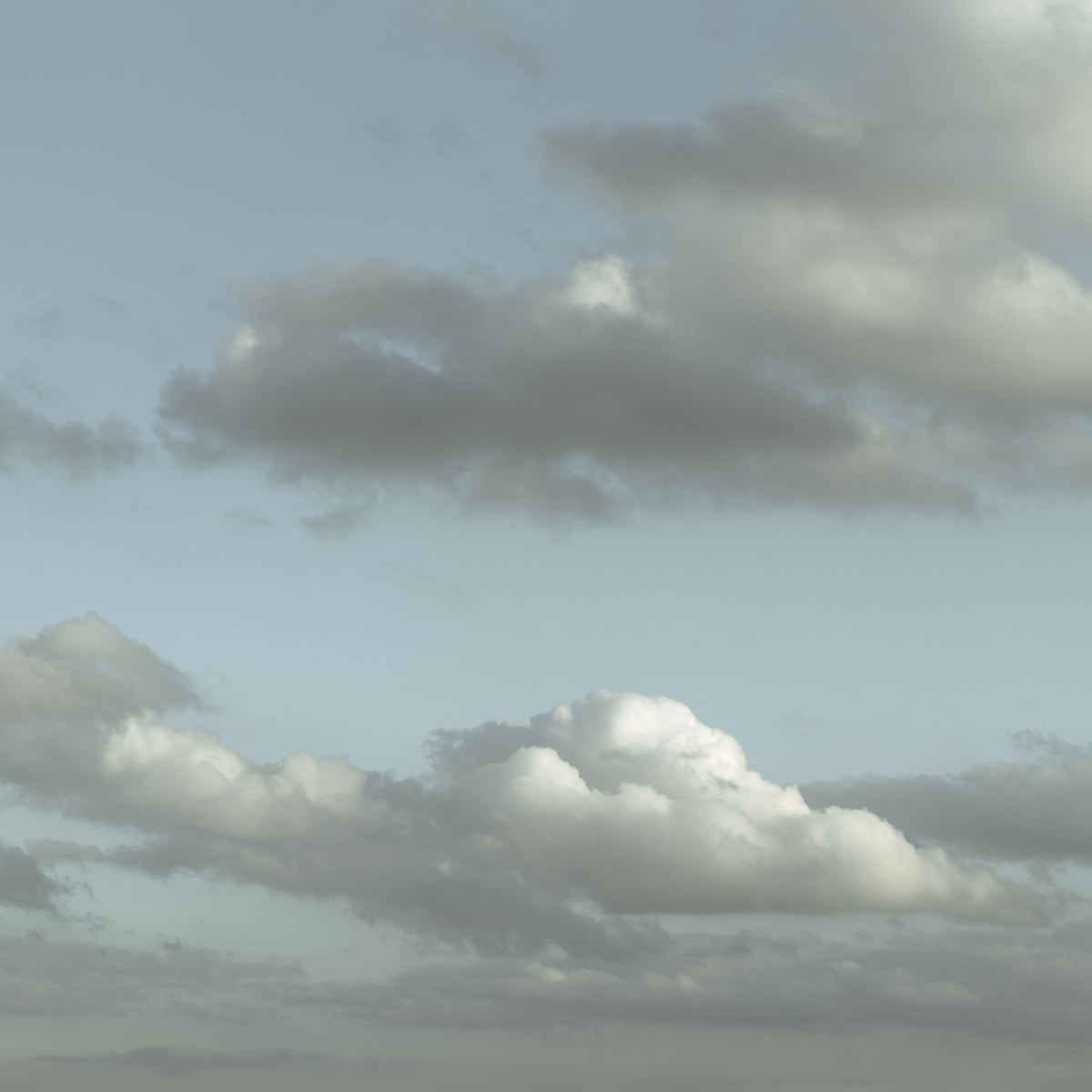 Blue Sky Wall Mural in your room — zoomed