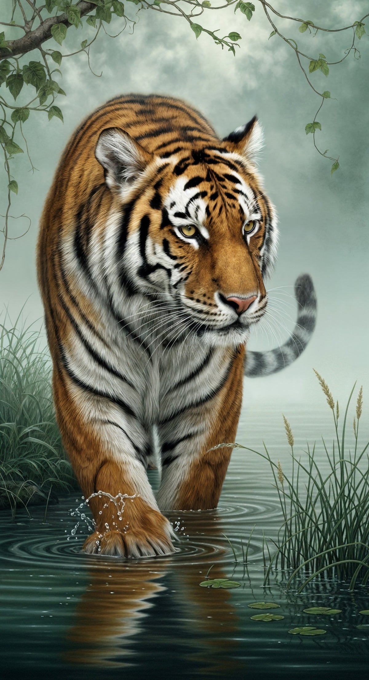 Tiger's Trail Wall Mural