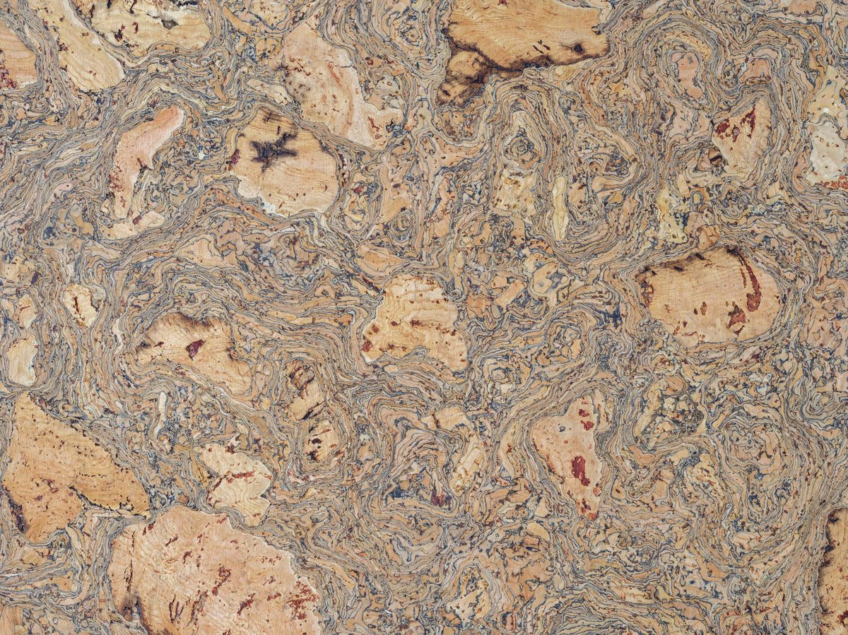 Natural Cork Background Wall Mural in your room — zoomed