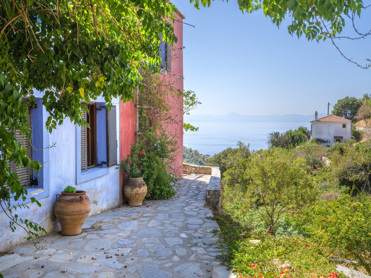 Coastal Path Charm Wall Mural in your room — zoomed
