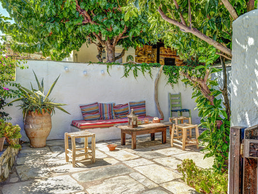 Colorful Backyard Patio Wall Mural