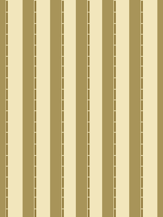 Golden Grid Stripes Wallpaper⁠