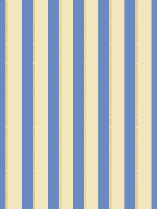 Blue and yellow Candy stripes Wallpaper⁠