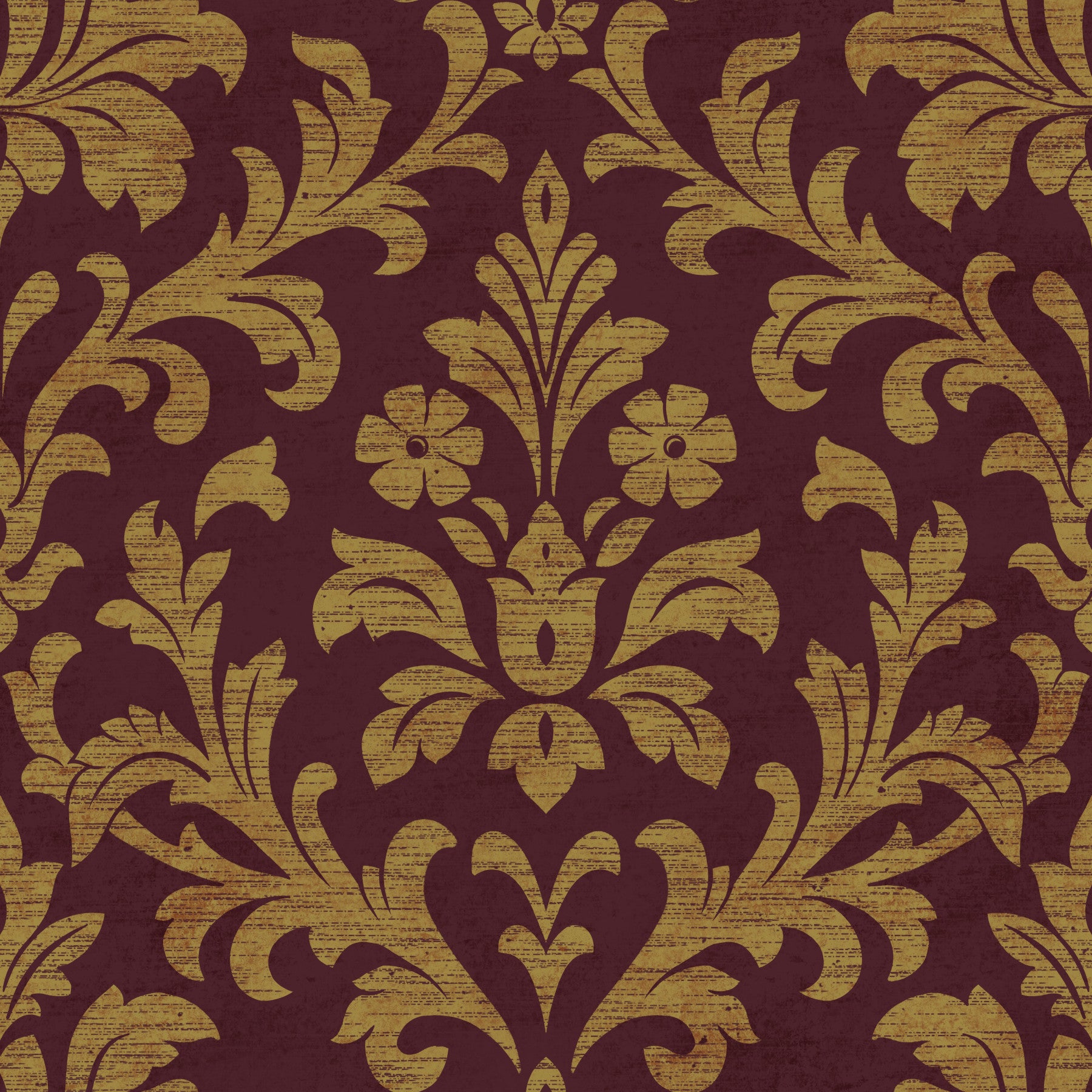 Gilded Leaves Wallpaper