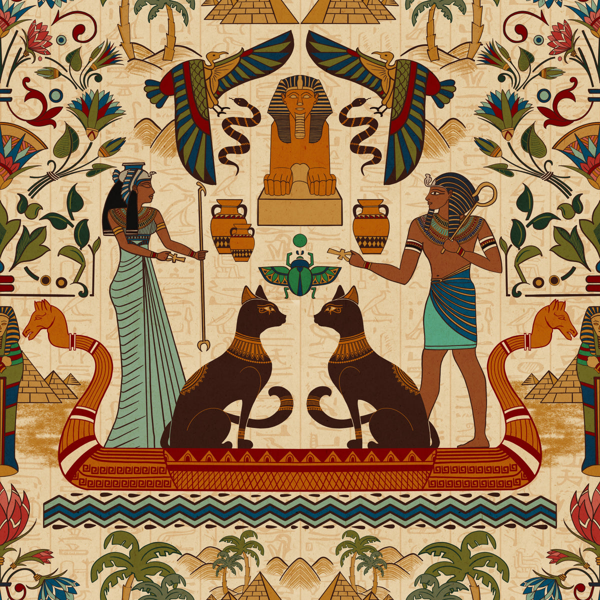 Ancient Echoes Wall Mural