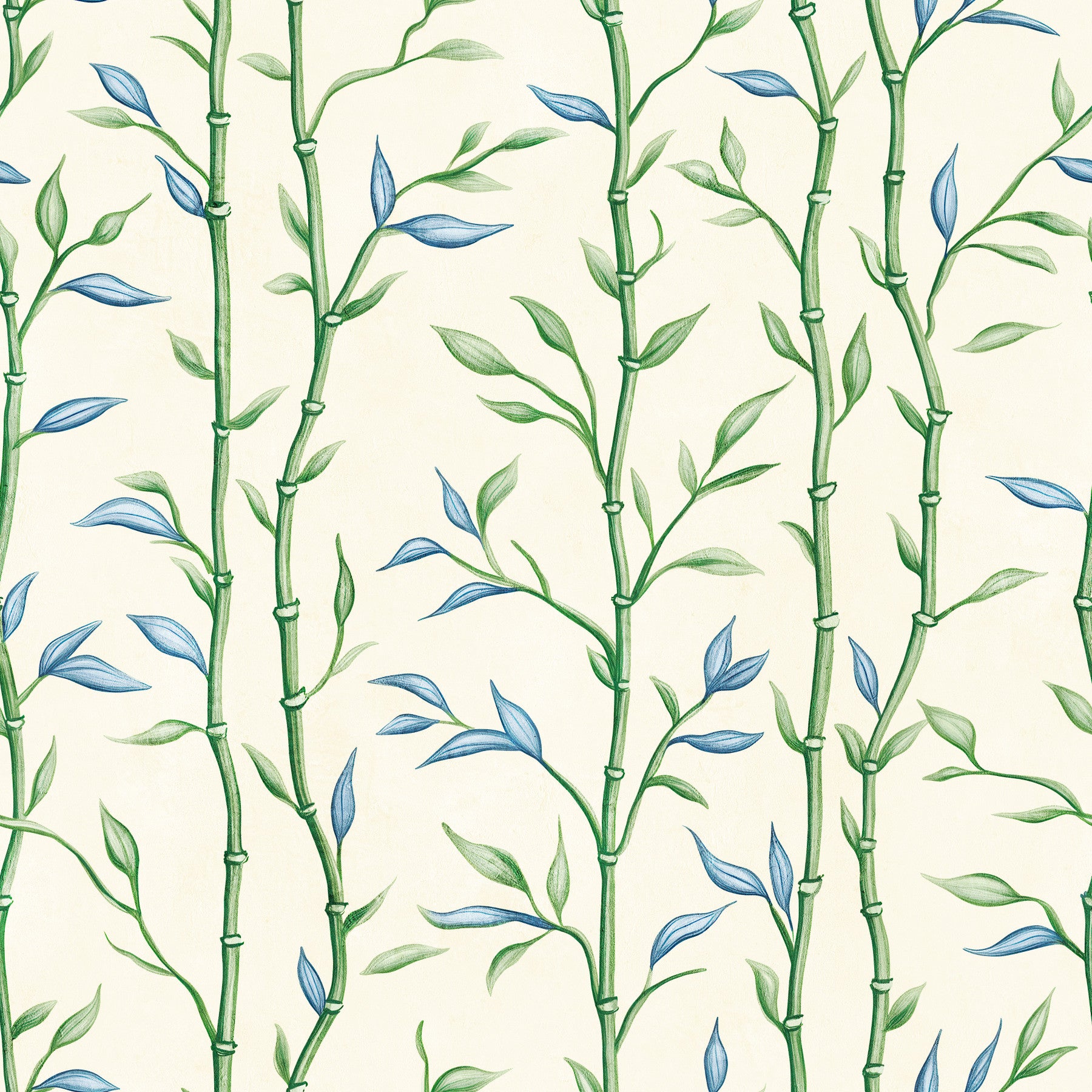 Bamboo Breeze Ivory  Wallpaper⁠