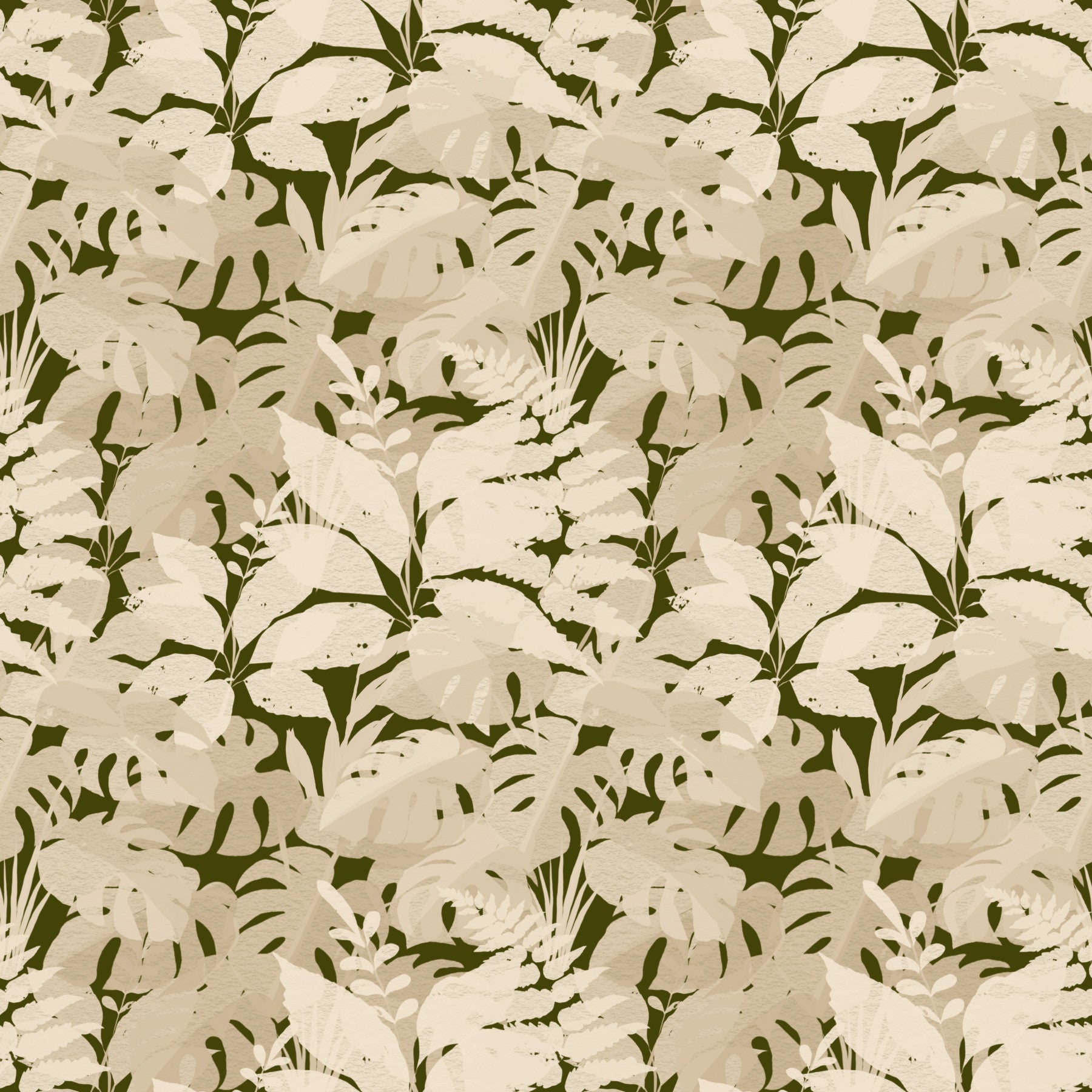 Serene Botanical Rustic Monstera  Wallpaper⁠
