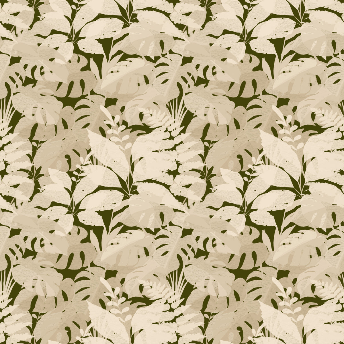Serene Botanical Rustic Monstera  Wallpaper⁠ in your room — zoomed