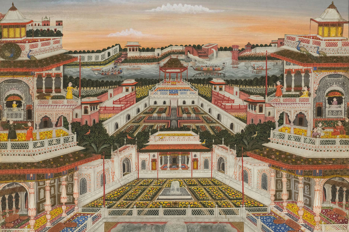 Grand Indian Palace & Royal Gardens Wall Mural in your room — zoomed