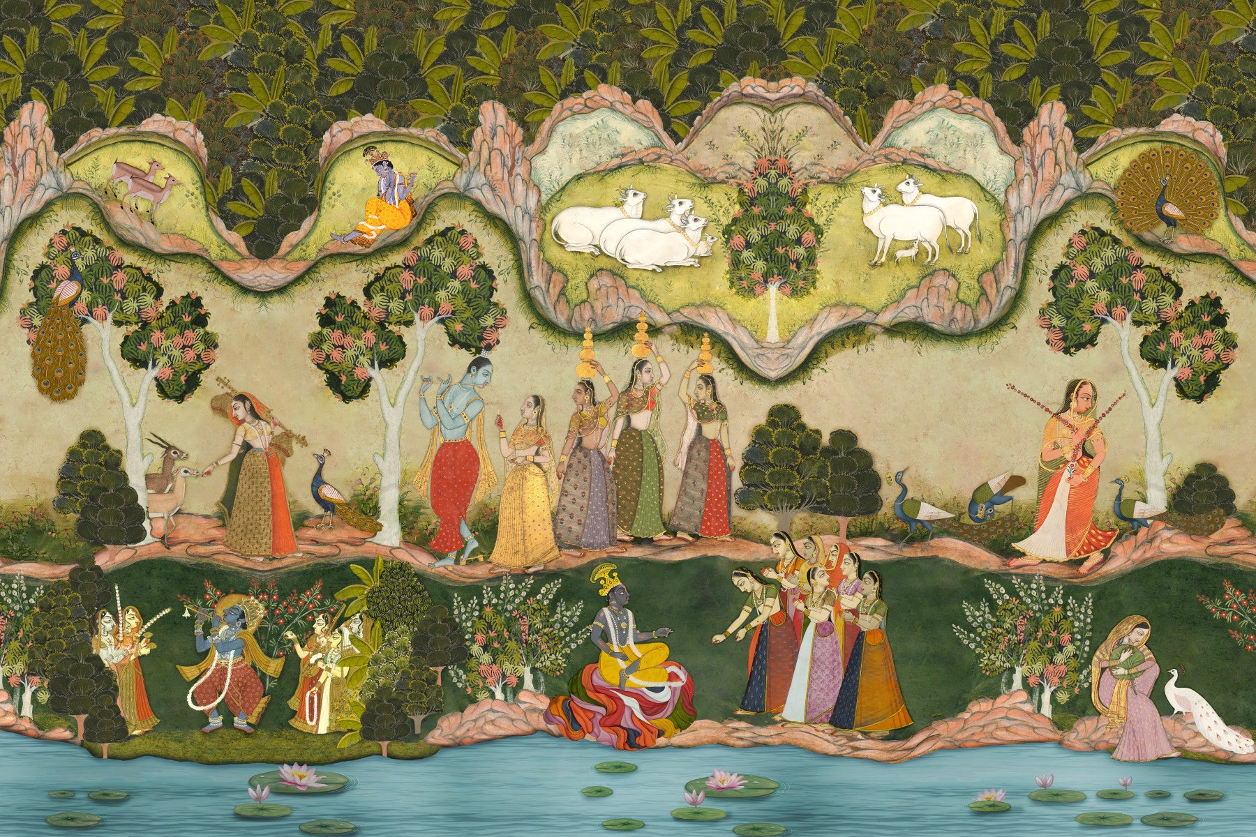 Divine Garden Serenade Wall Mural