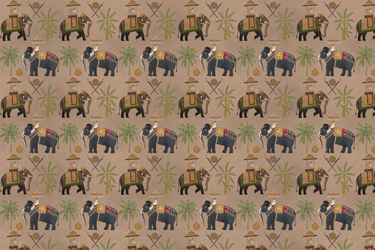 Regal Elephant  Wall Mural